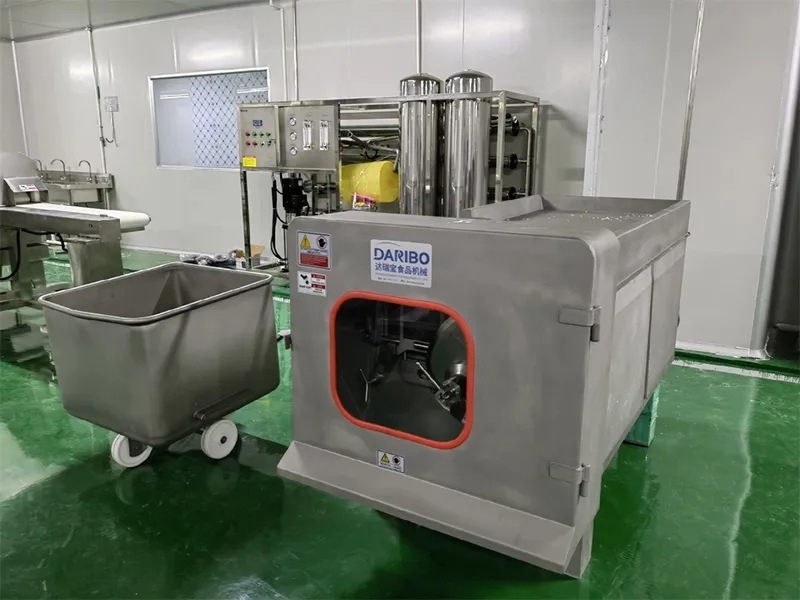 Thiết bị cắt thịt và máy tiêm nước muối đã được lắp đặt cho các nhà máy chế biến thịt