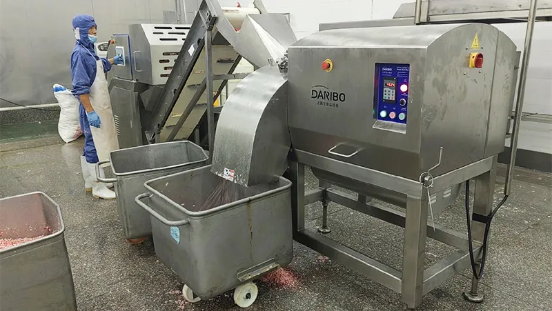 Dây chuyền sản xuất cắt hạt lựu thịt đã được lắp đặt thành công cho một trong những khách hàng của chúng tôi